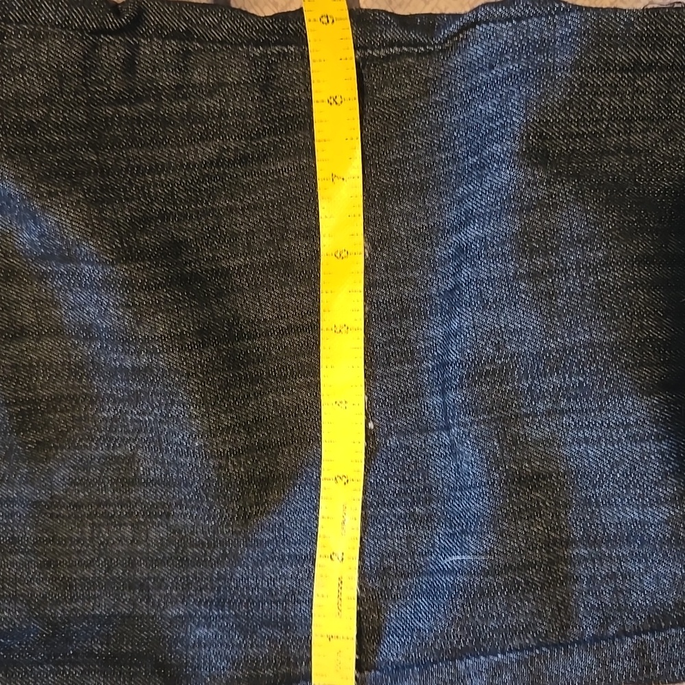 Women's Dark Blue Jeans One 5 One Size 14 Capris - Picture 8 of 8